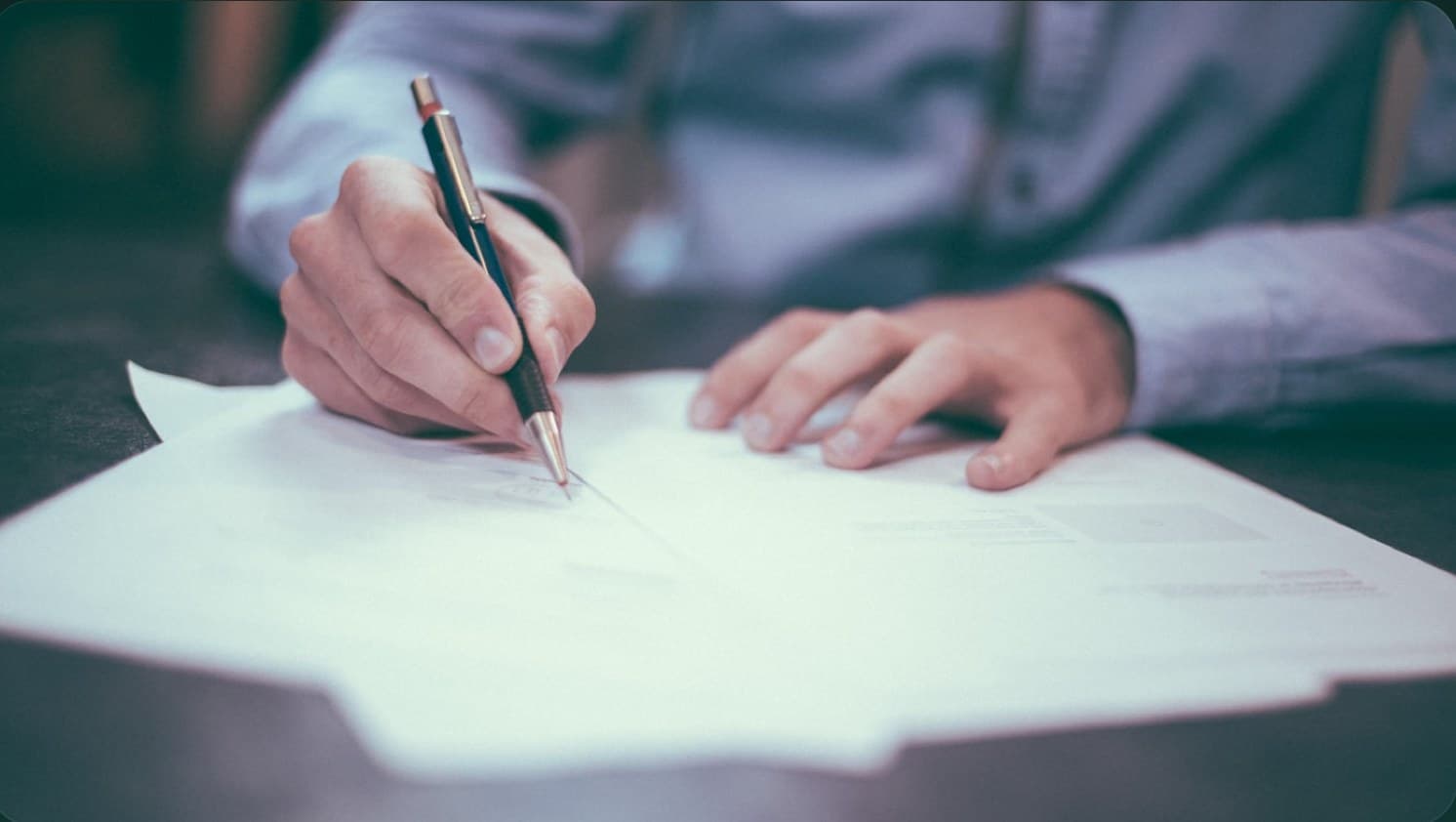 Signing legal documents